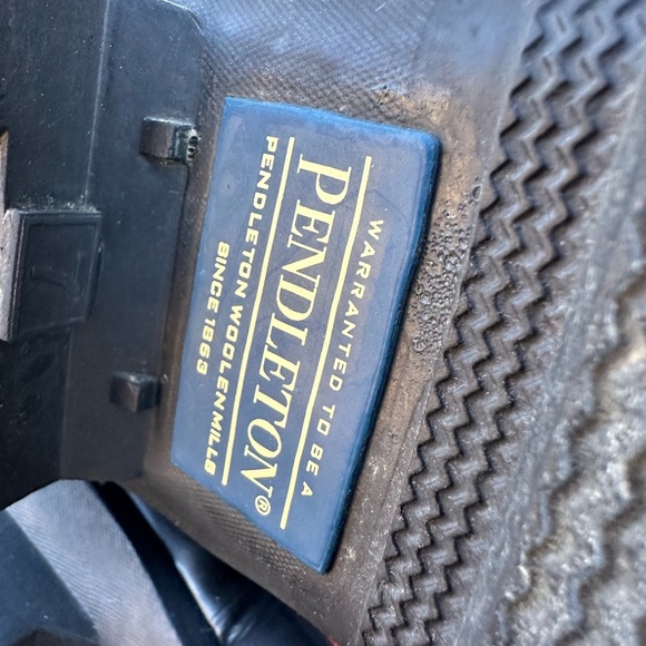 PendletonRain BootsRed Black Plaid Ankle Chelsea Rubber Waterproof Booties Sz 7 - Picture 8 of 10